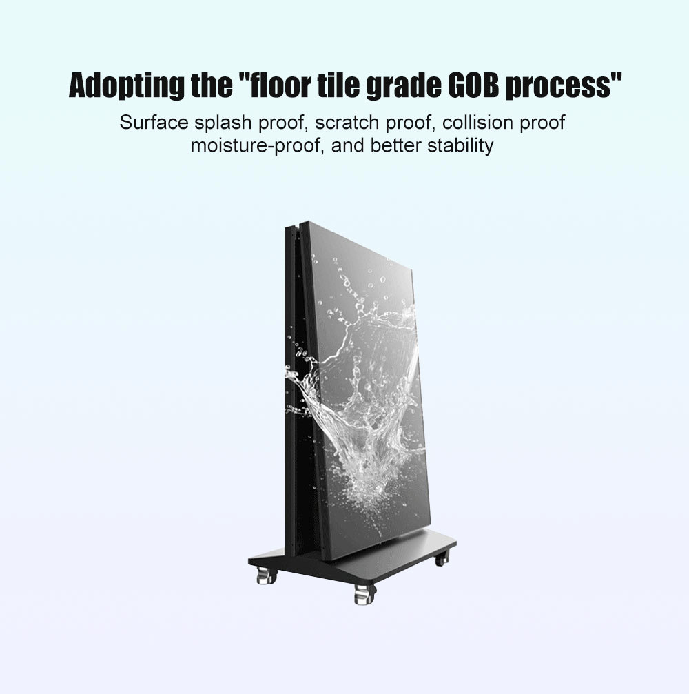 GOB process — splash proof, scratch proof, collision proof, moisture proof